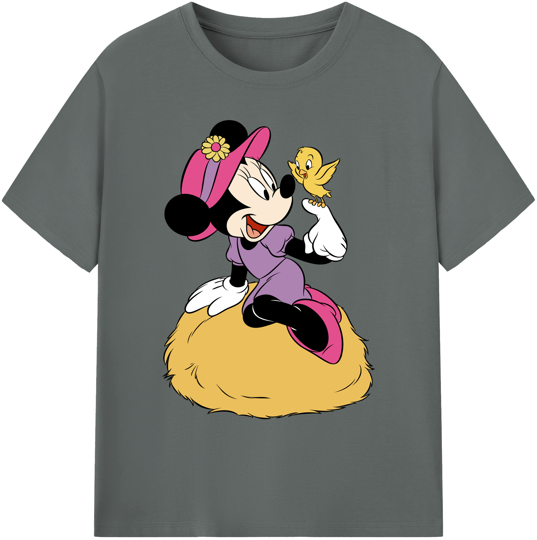 ミッキーマウス Mickey Mouse 綿100％ メンズ半袖Tシャツ｜肌触りやわらか＆通気性